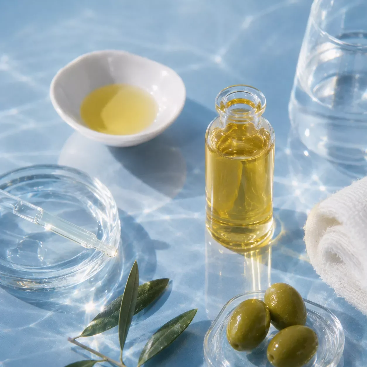 Olive Oil Beauty Prep Steps