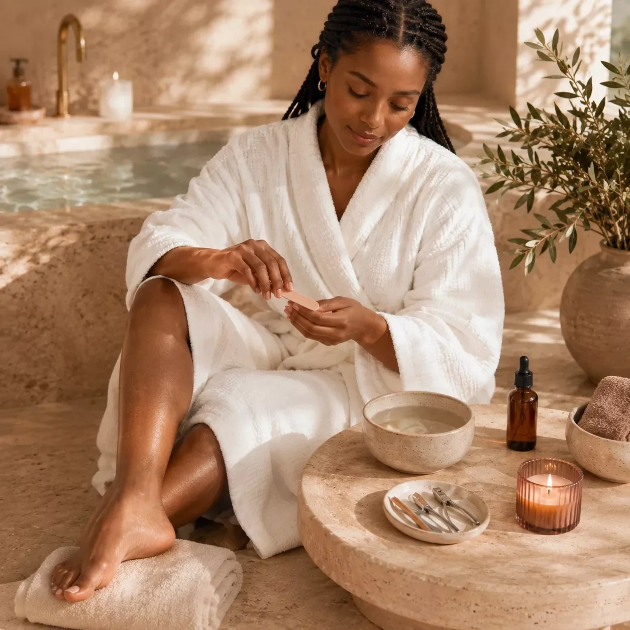 At-Home Manicure & Pedicure Steps