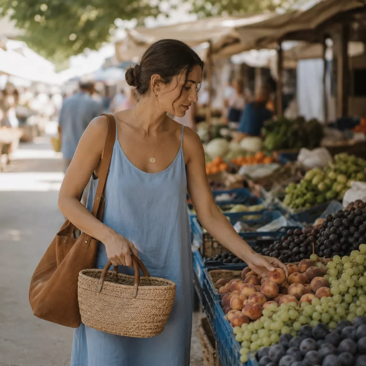 Shopping Local Markets