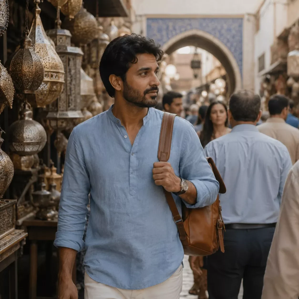 Navigating a Busy Bazaar