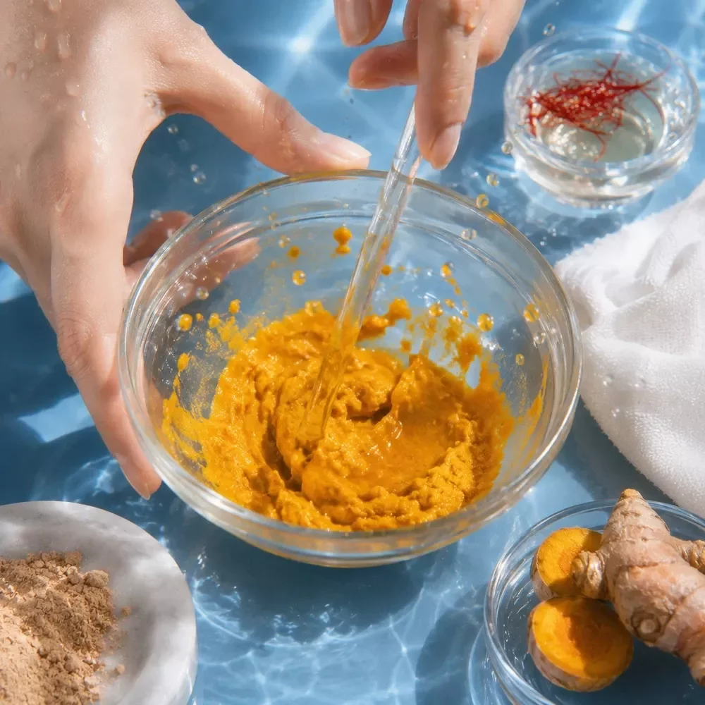 Turmeric Beauty Prep Steps