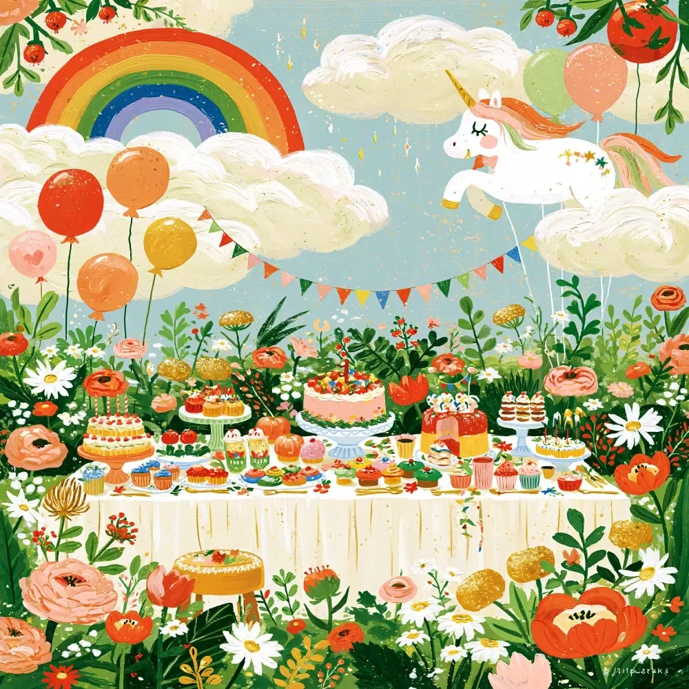 Unicorn & Rainbow Party Checklist