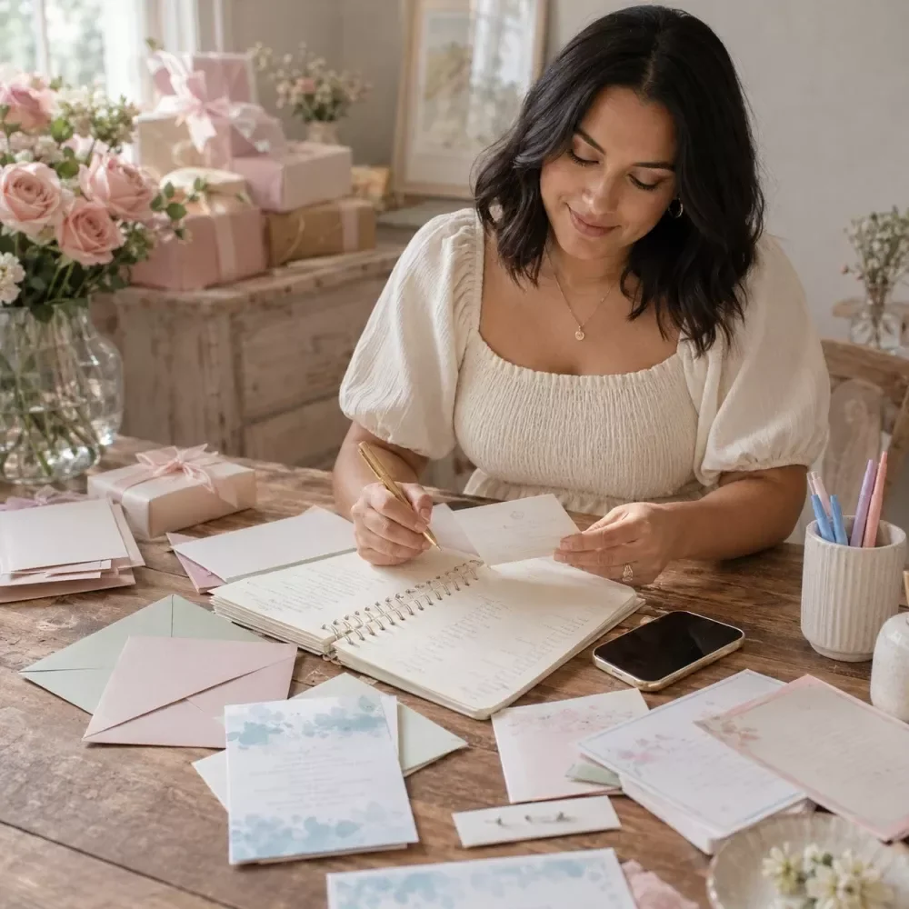 Gender Reveal Guest & RSVP Checklist