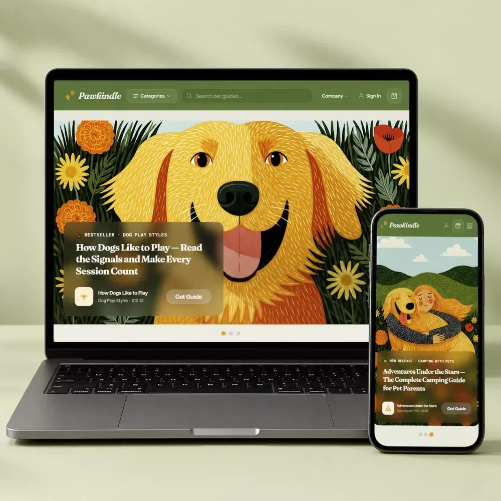 Pets Niche Online Business Asset Pack
