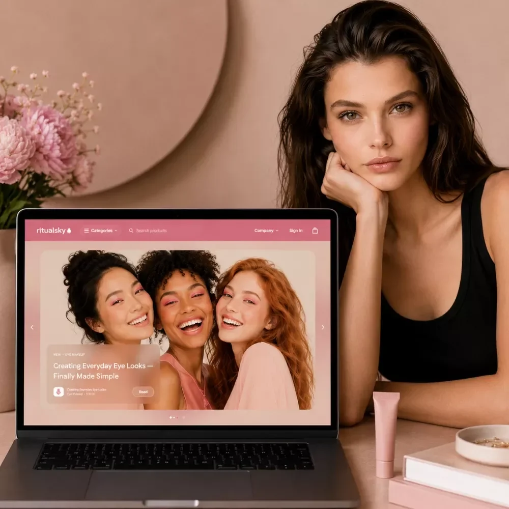 Beauty Niche Online Business Asset Pack + Ready-to-Use AI Influencer