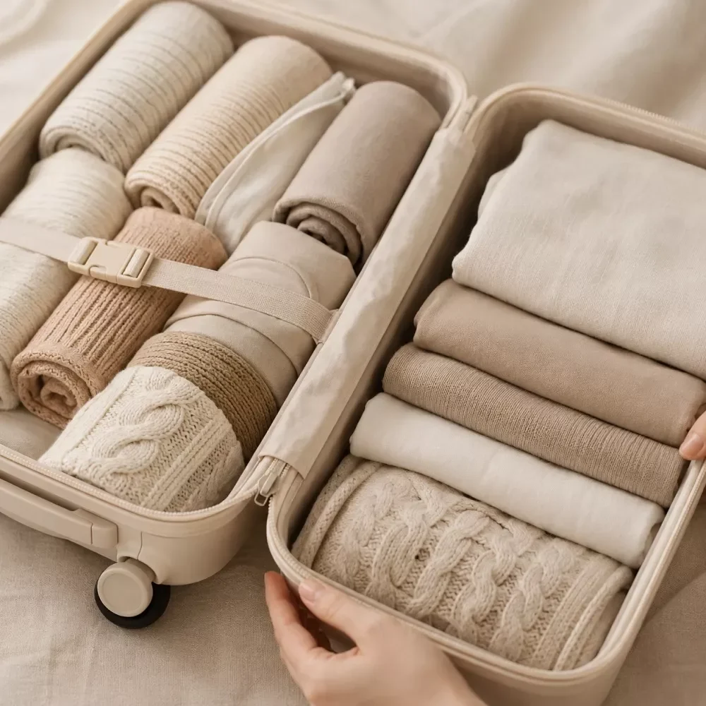 Rolling vs Folding Clothes
