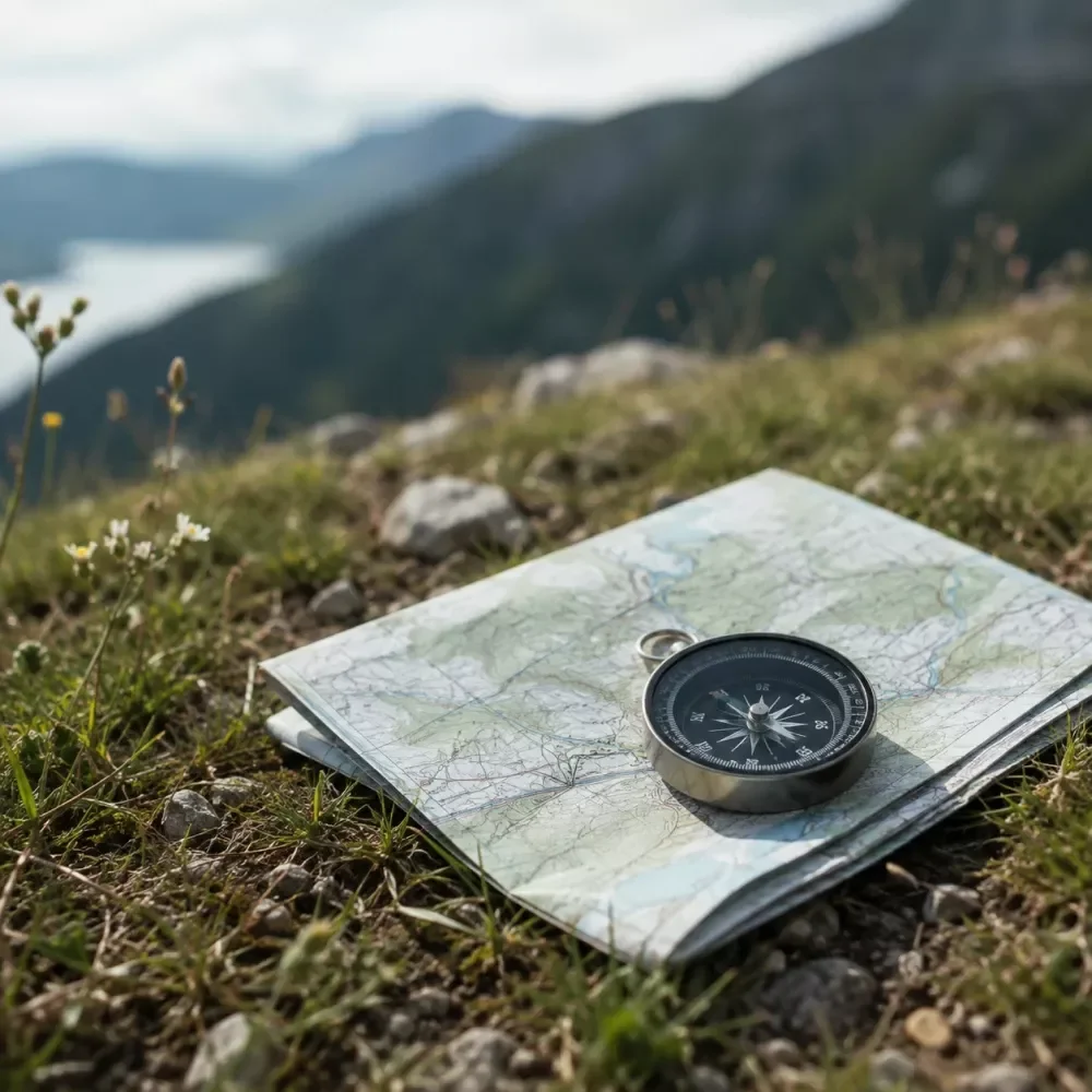 Map and Compass Steps