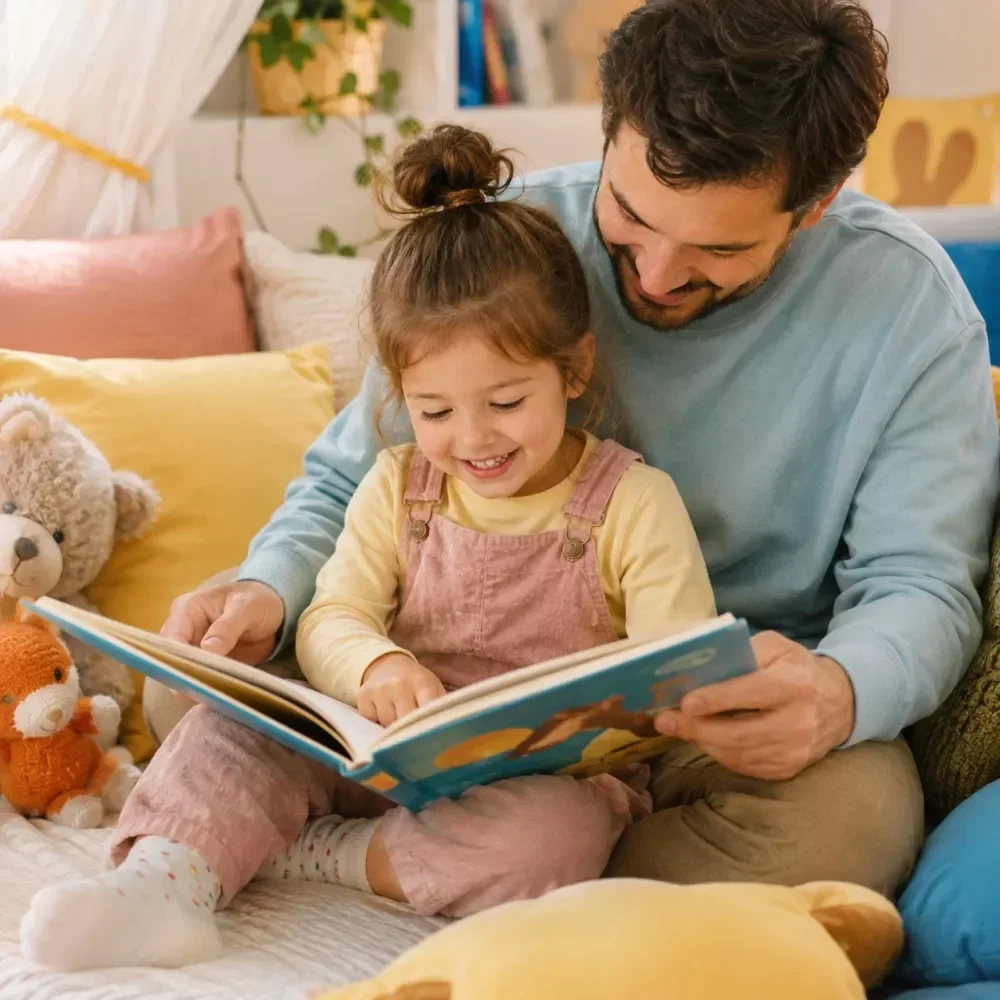 Reading Time with Kids Steps