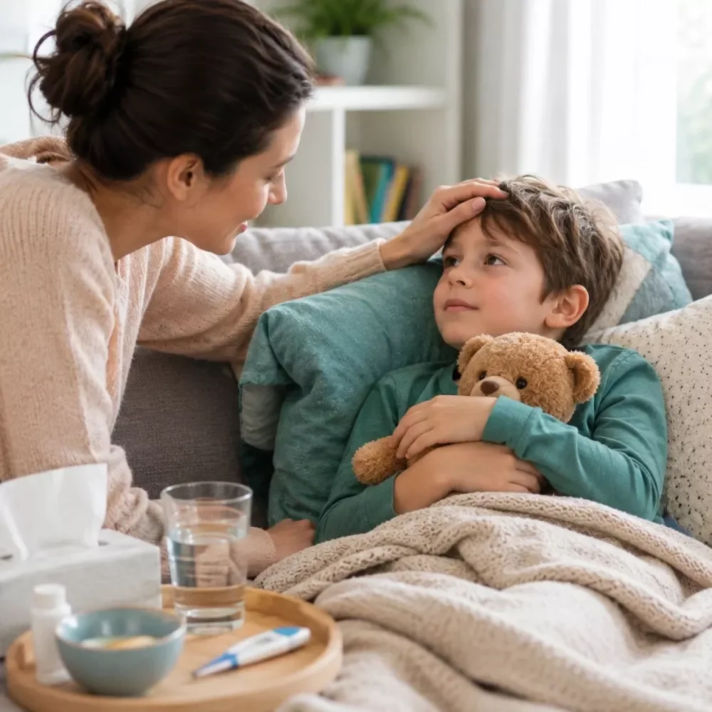 Kids' Sick-Day Prep Steps