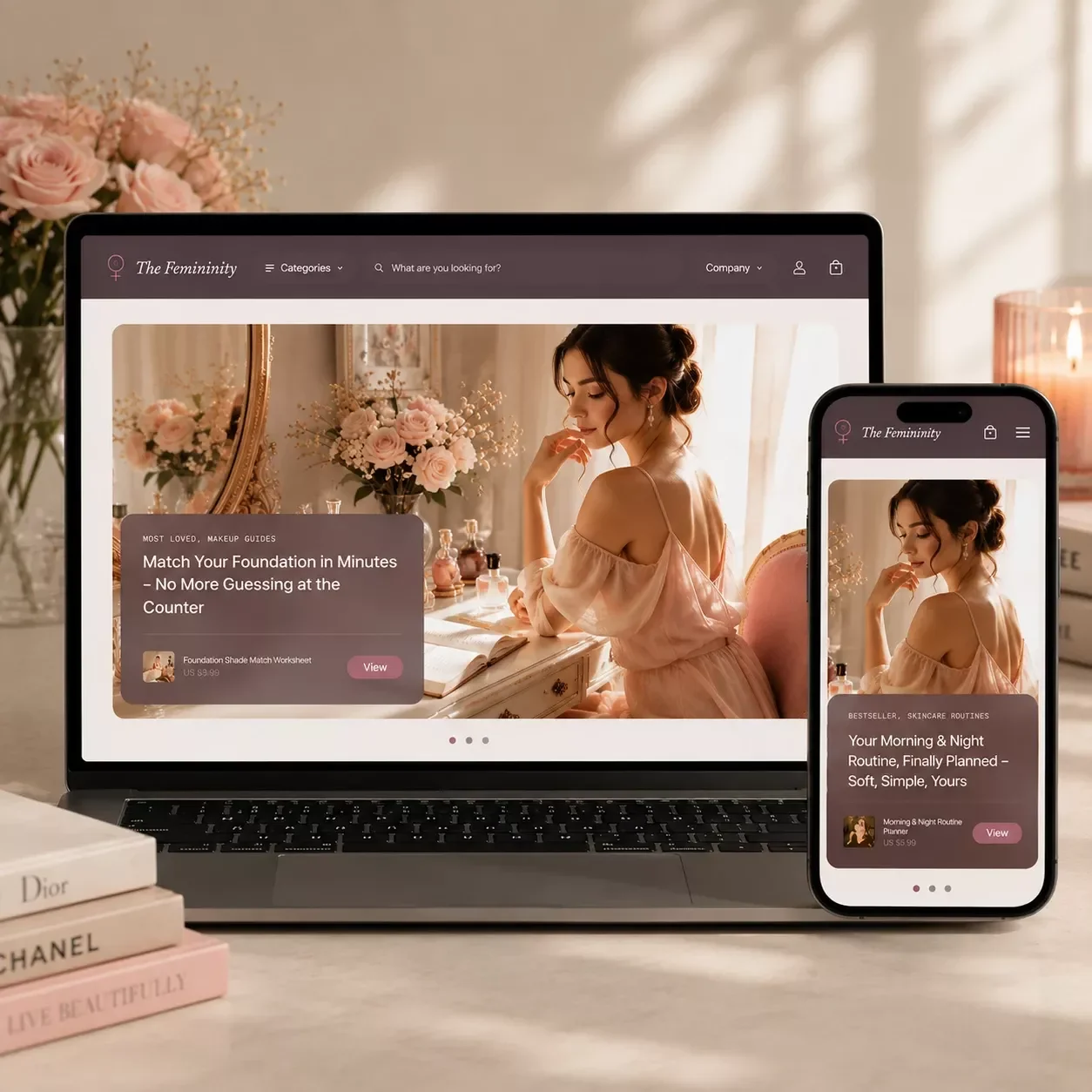 Beauty Online Business Asset Pack