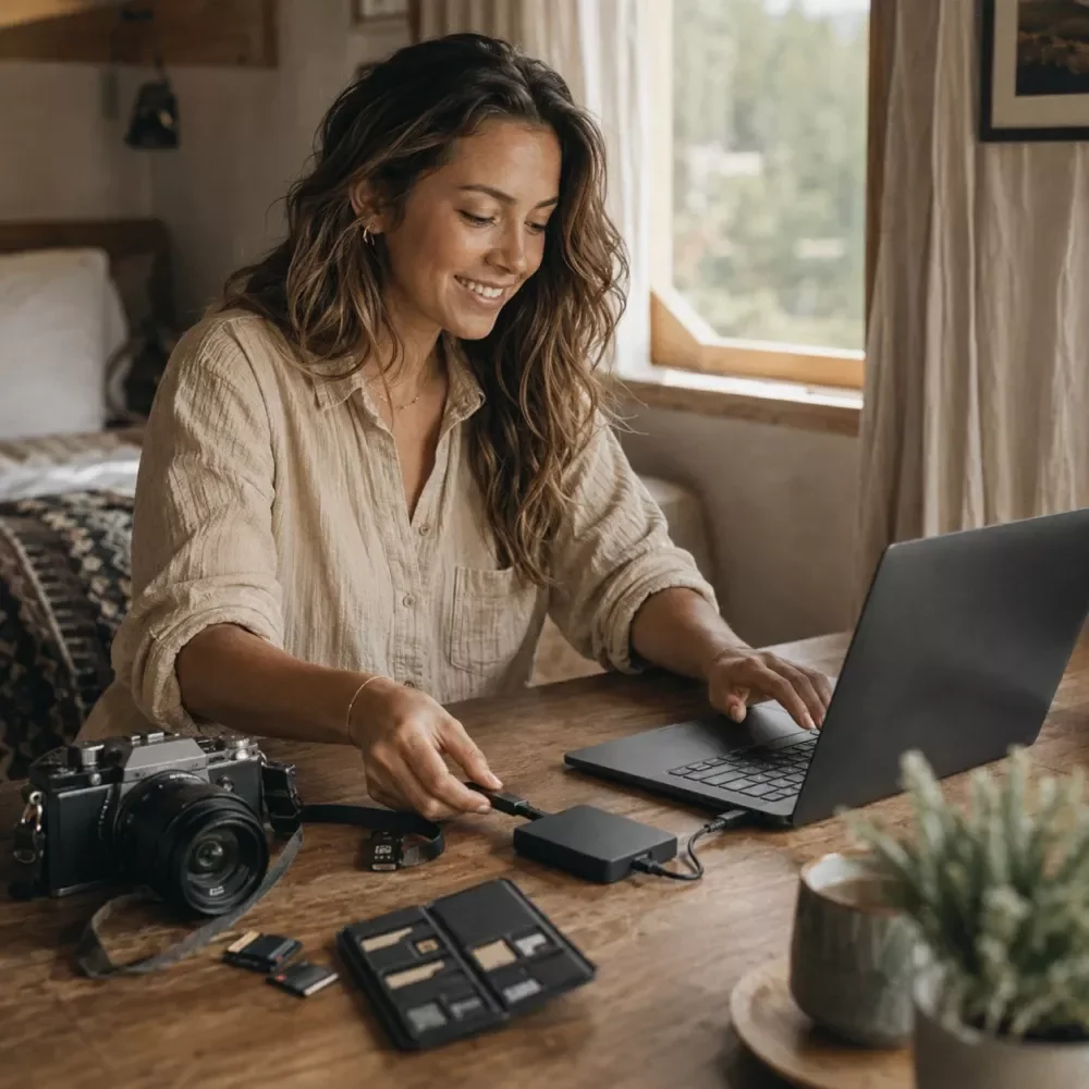 Organizing and Backing Up Travel Photos