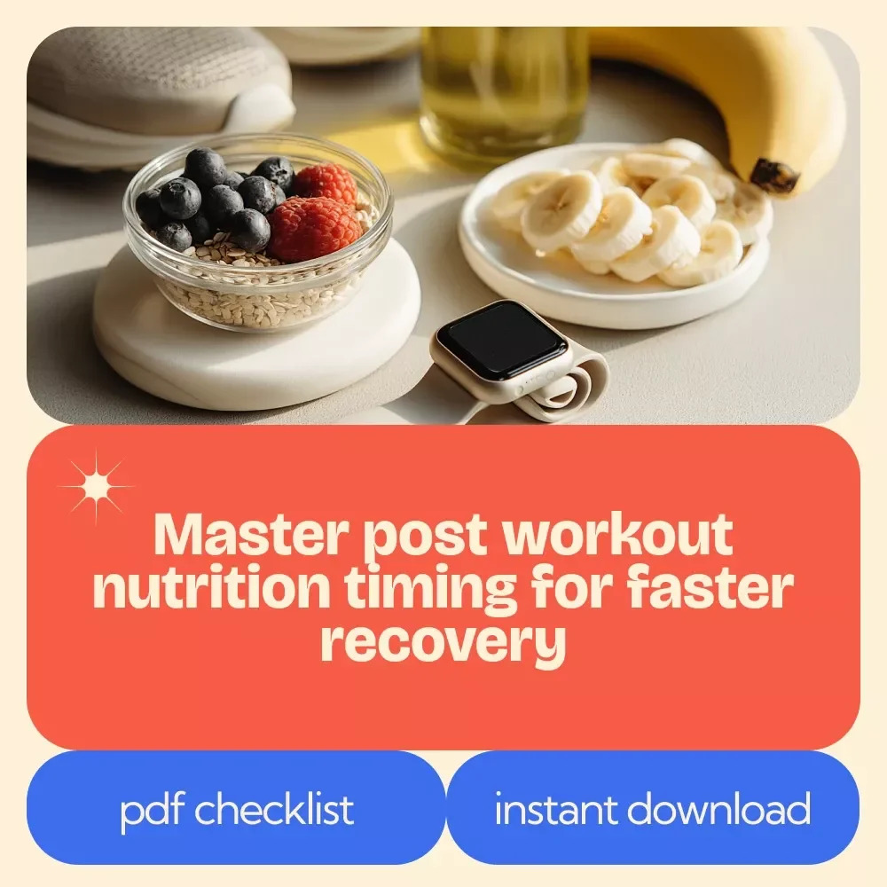 Post-Workout Nutrition Timing Checklist – Ultimate post workout nutrition timing Guide for Faster Recovery, Muscle Growth & Smart Fueling
