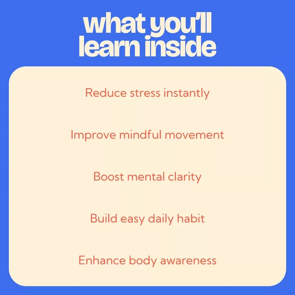 A Beginner’s Guide to Walking Yoga – Easy Daily Movement & Mindfulness eBook, Walking Yoga for Beginners Digital Download
