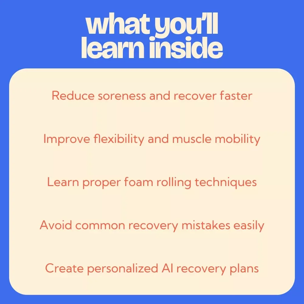 Foam Roller for Muscle Recovery – Complete Guide to Foam Roller for Recovery, Techniques, AI Plans & Proven Strategies for Faster Healing