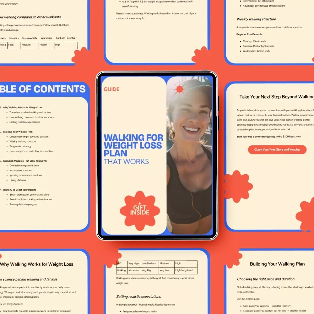 Walking for Weight Loss Plan That Works | Complete walking for weight loss plan Guide, Beginner-Friendly Fat Loss Walking Routine, Step-by-Step Daily & Weekly Walking Plan