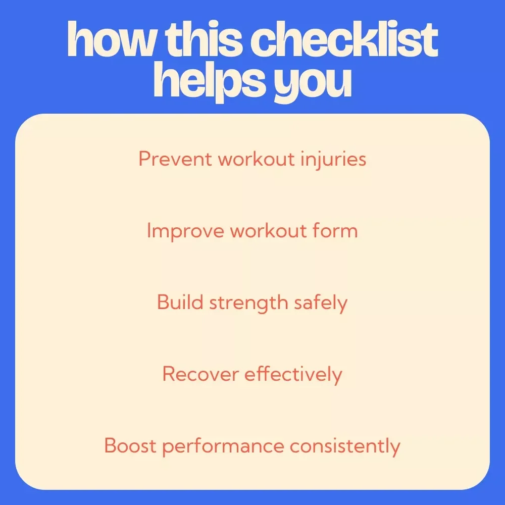 Your Injury-Proof Workout Checklist: How to Prevent Workout Injury & Stay Strong