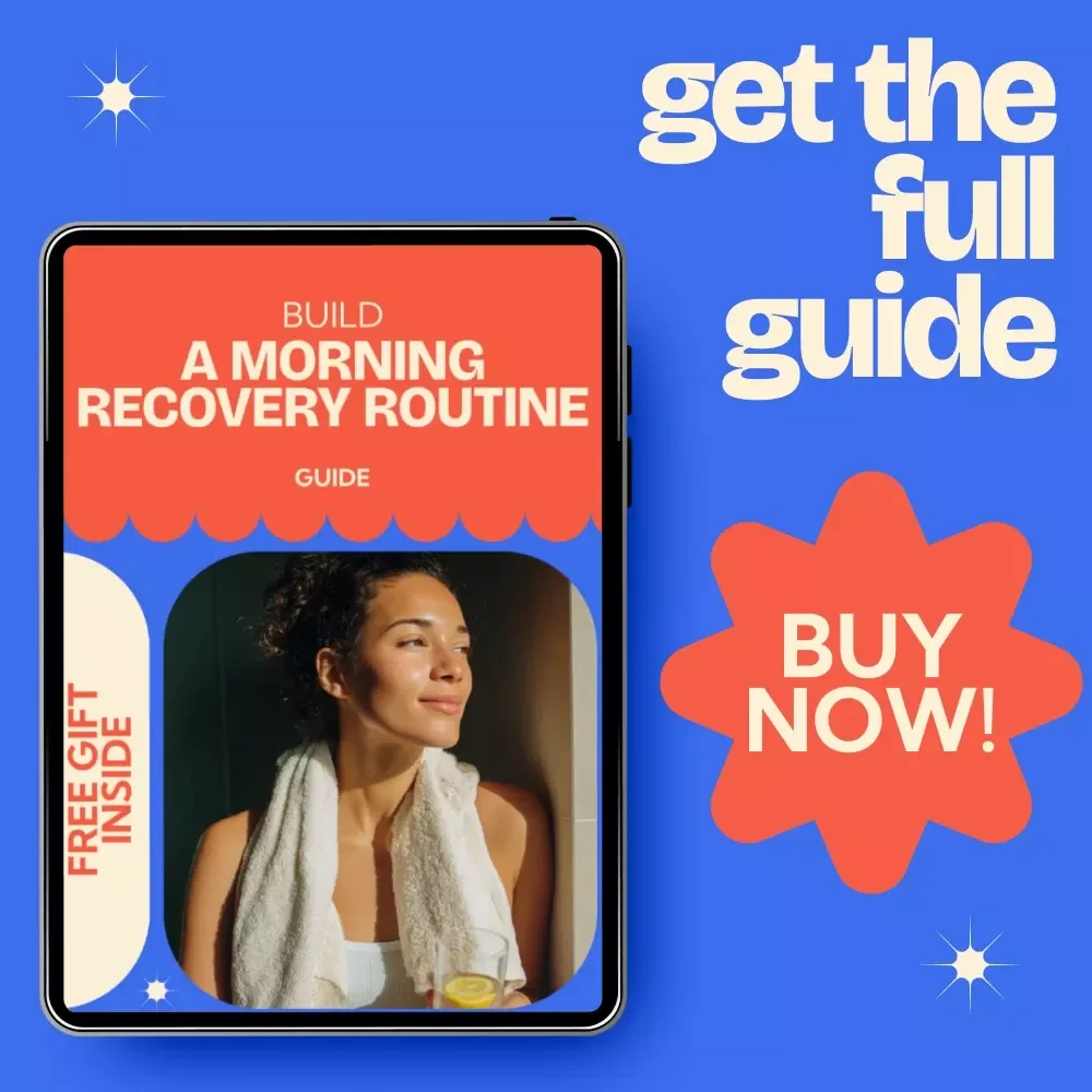 Build a Morning Recovery Routine – Complete Guide for a Powerful morning recovery routine, Energy Reset, Wellness Checklist, Digital Download