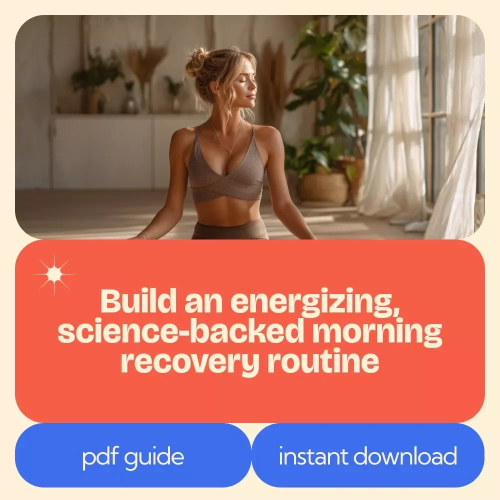 Build a Morning Recovery Routine – Complete Guide for a Powerful morning recovery routine, Energy Reset, Wellness Checklist, Digital Download