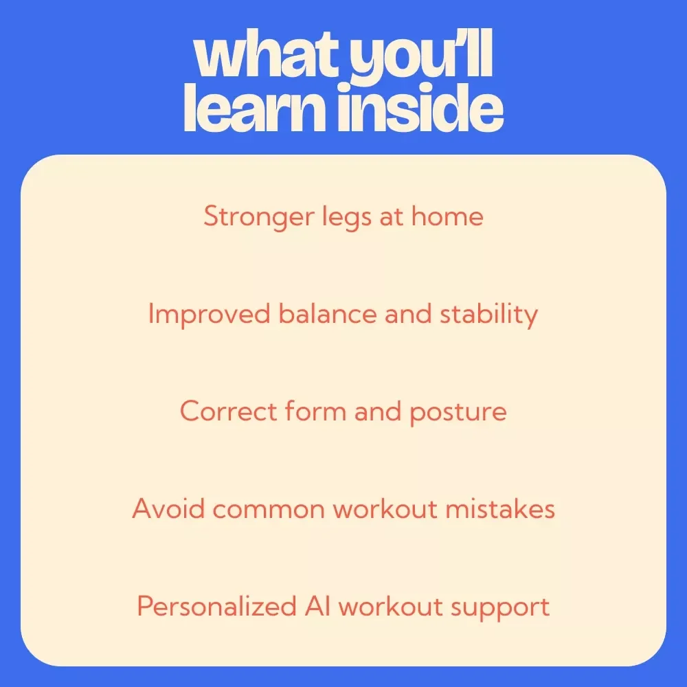 Lower Body Workouts Without Equipment – Ultimate lower body workout no equipment Guide, Bodyweight Fitness eBook, Home Workout Plan, Printable Fitness Checklist