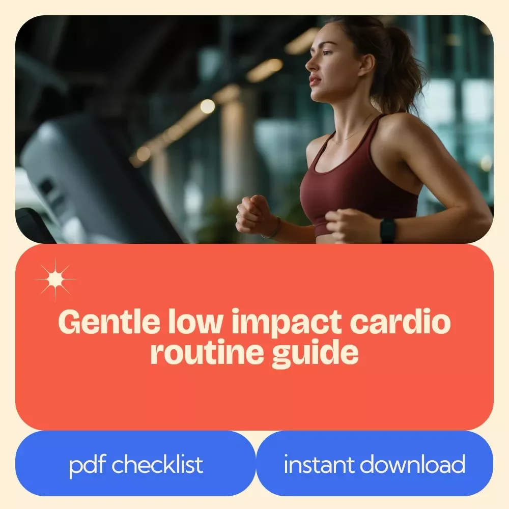 Your Low-Impact Cardio Checklist – Simple Low Impact Cardio Exercises Guide for Joint-Friendly Workouts, Beginner to Advanced Routine Planner