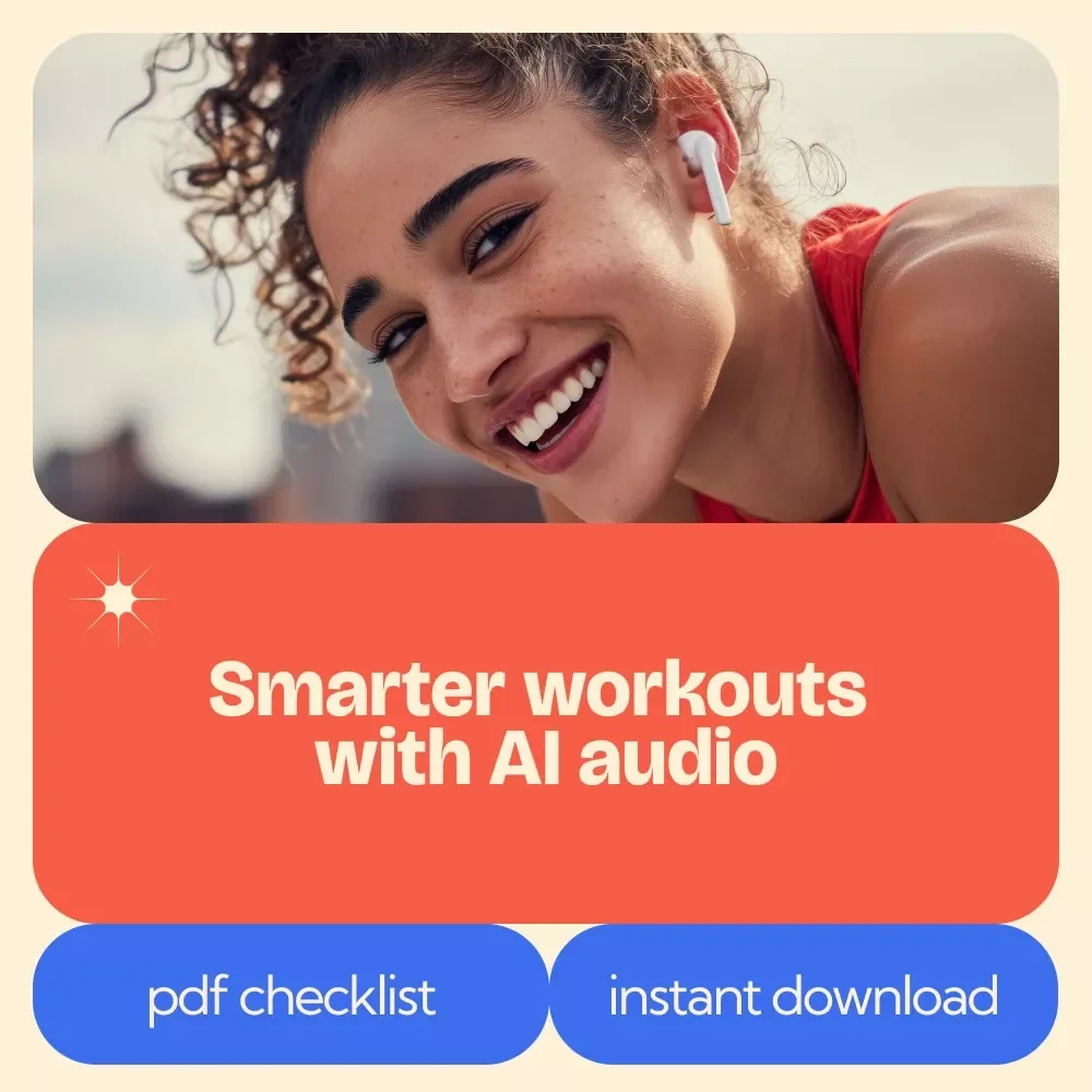 Your AI Workout Audio Coaching Checklist – Smart Fitness Planner, ai workout audio coaching Guide, Digital Download for Adaptive Training & Real-Time Voice Coaching
