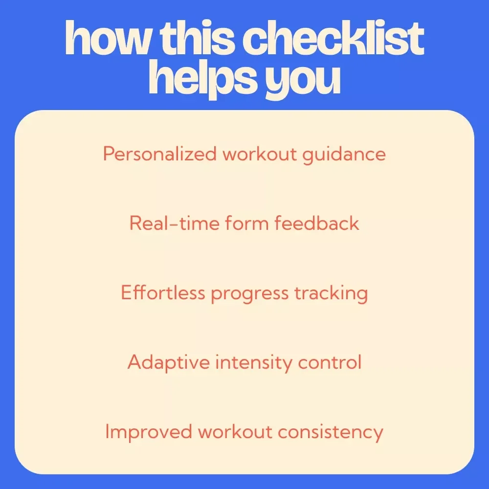 Your AI Workout Audio Coaching Checklist – Smart Fitness Planner, ai workout audio coaching Guide, Digital Download for Adaptive Training & Real-Time Voice Coaching