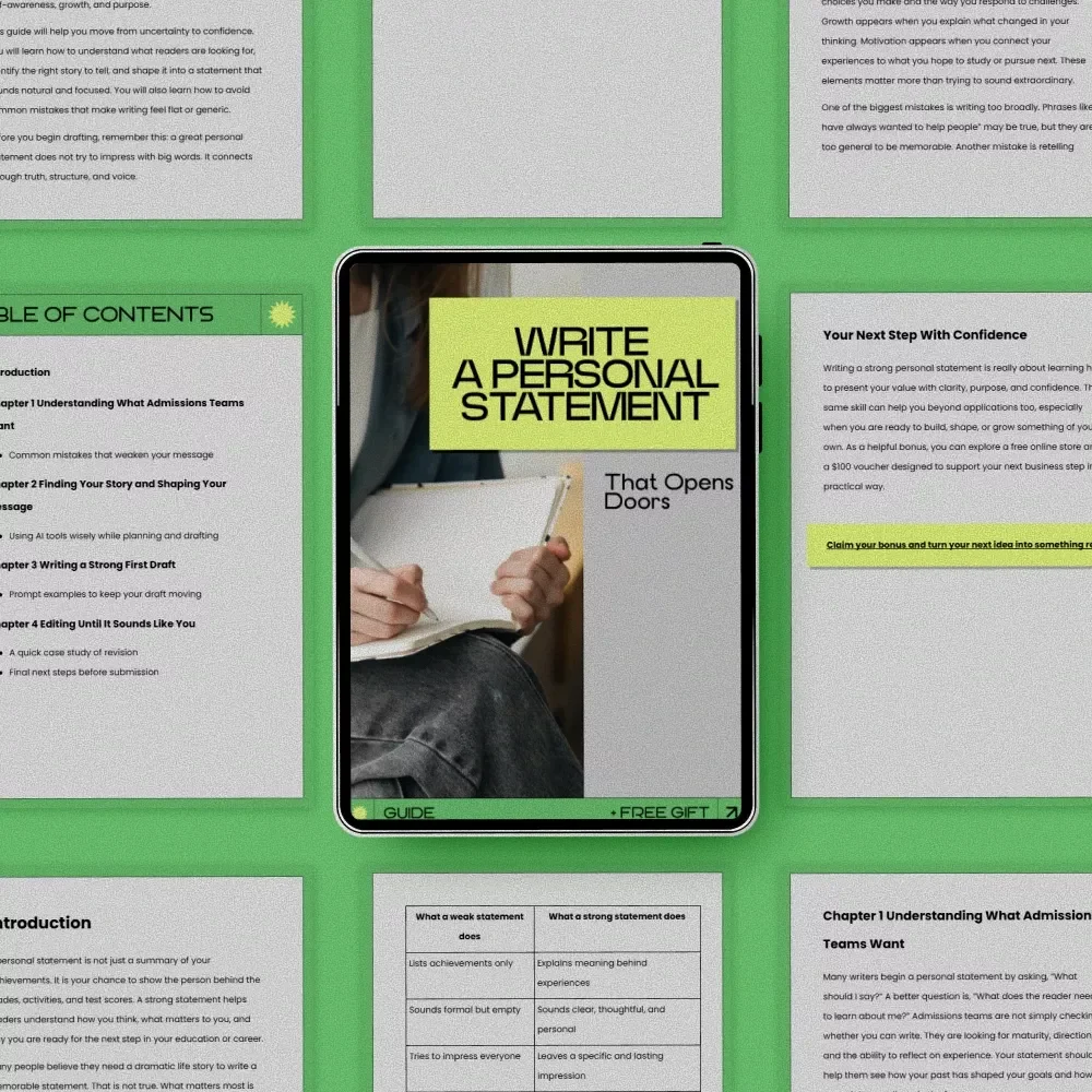 Write a Personal Statement That Opens Doors - The Ultimate Guide to Writing a Personal Statement That Stands Out