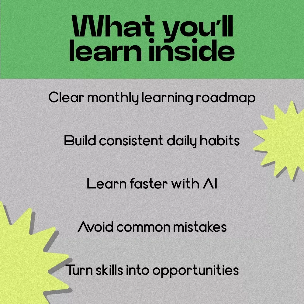 Twelve Skills a Year – A Practical Guide on How to Learn a New Skill Every Month, Build Consistency, and Transform Your Life in 12 Months (Digital eBook Download)