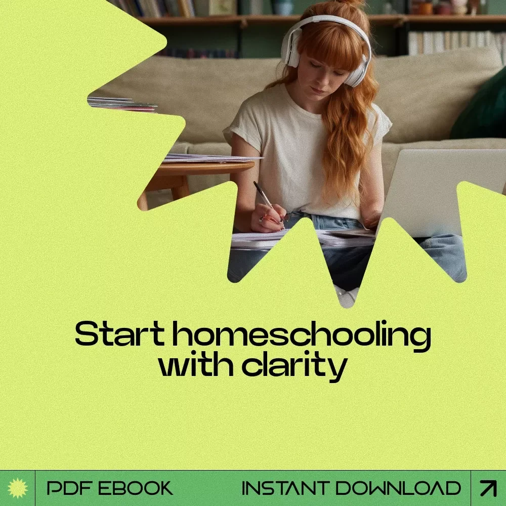 Home Learning with Confidence – A Practical Ebook Guide on how to start homeschooling, Curriculum Planning, Daily Routines & Beginner Setup for New Homeschool Families