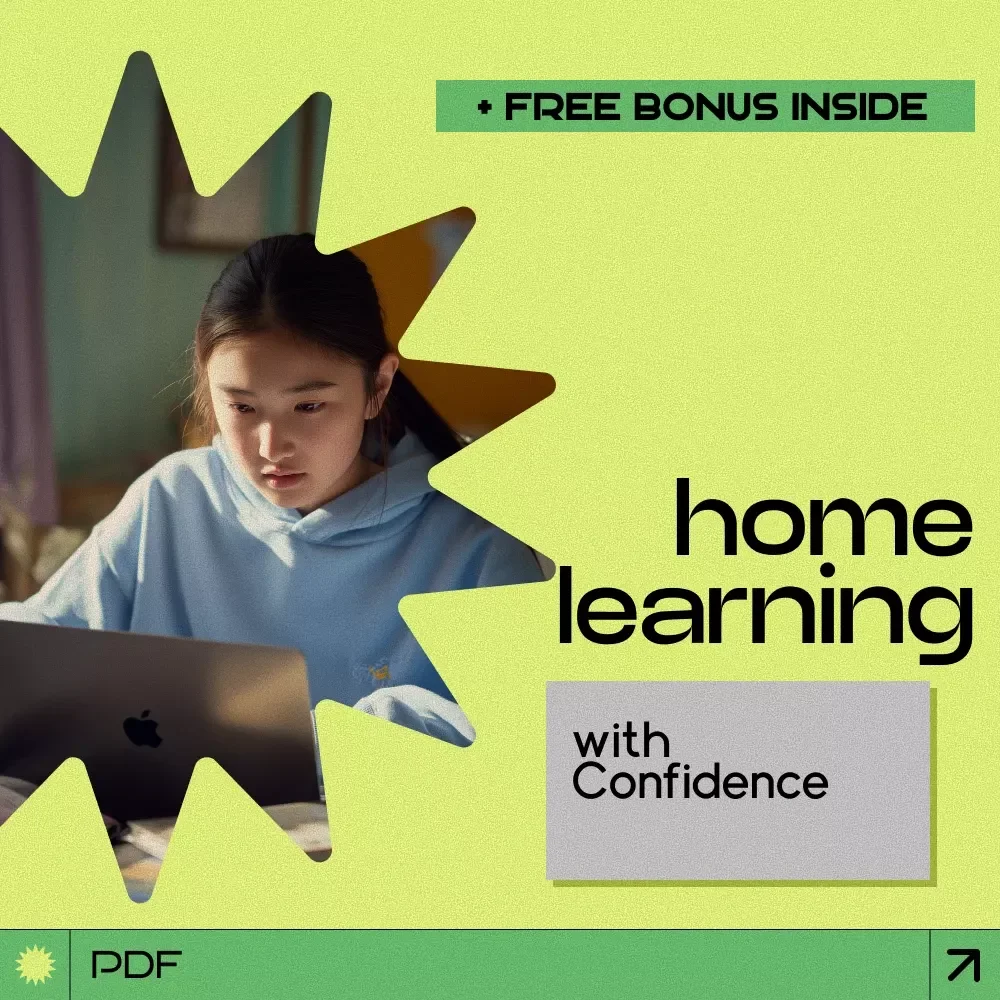 Home Learning with Confidence – A Practical Ebook Guide on how to start homeschooling, Curriculum Planning, Daily Routines & Beginner Setup for New Homeschool Families