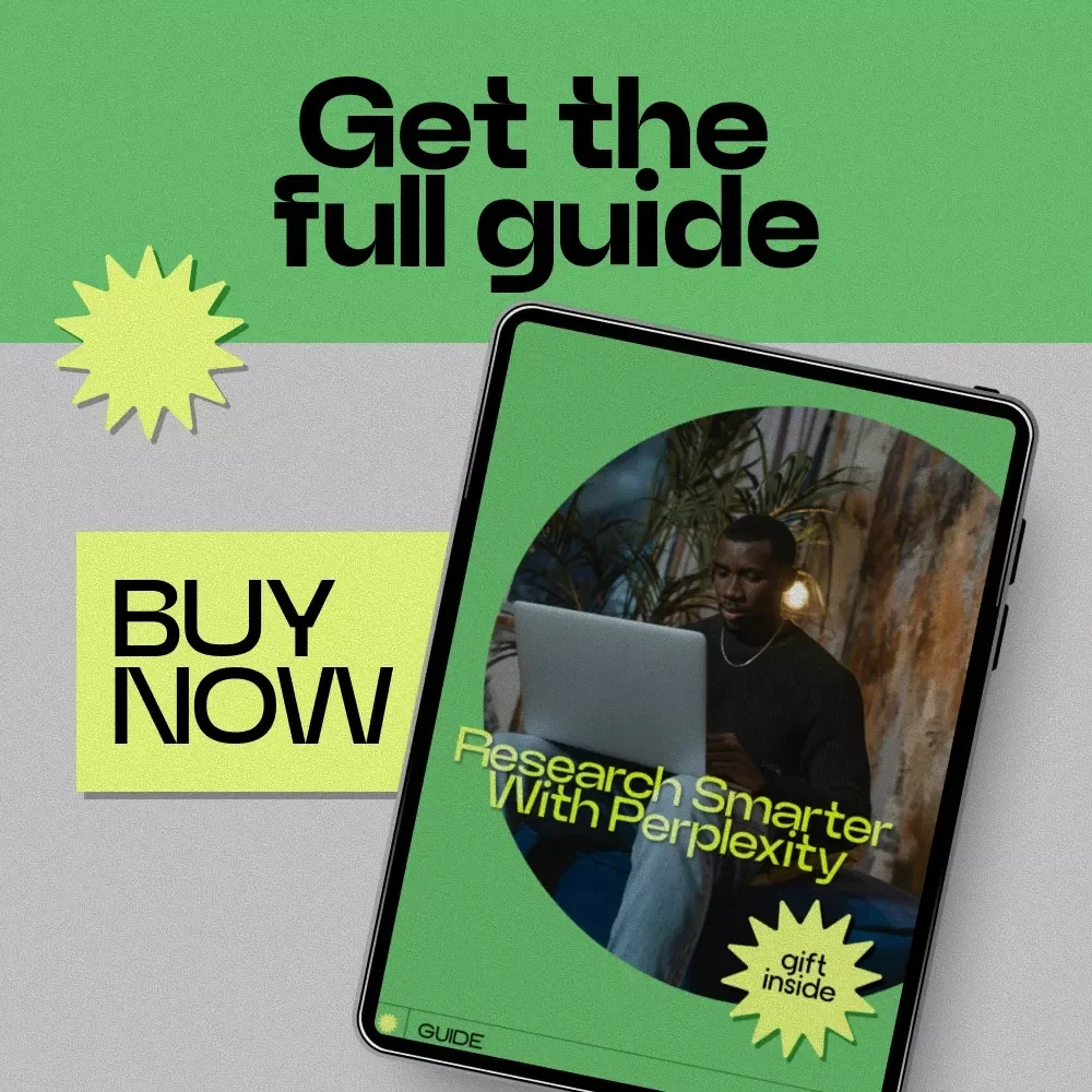 Research Smarter With Perplexity – Perplexity AI for Research Guide, Digital Download, AI Research Workflow eBook, Smarter Study & Information Gathering Toolkit