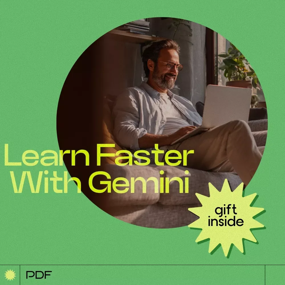 Learn Faster With Gemini – How to Use Google Gemini for Studying Guide, Smart Study Routine, AI Study Tips, Exam Prep System, Digital Download