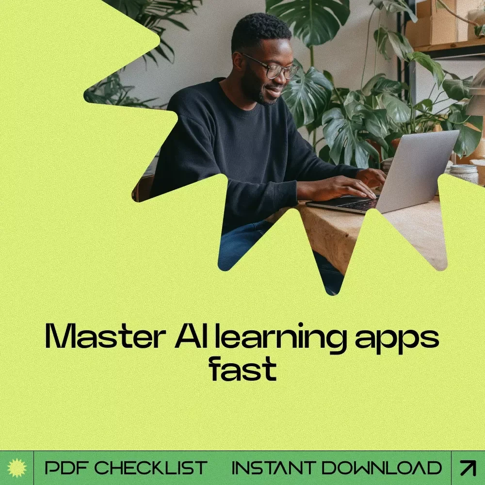 Tap, Learn, Level Up | AI Powered Learning Apps Checklist for Smarter Study, Faster Skill Growth & Personalized Digital Learning Guide