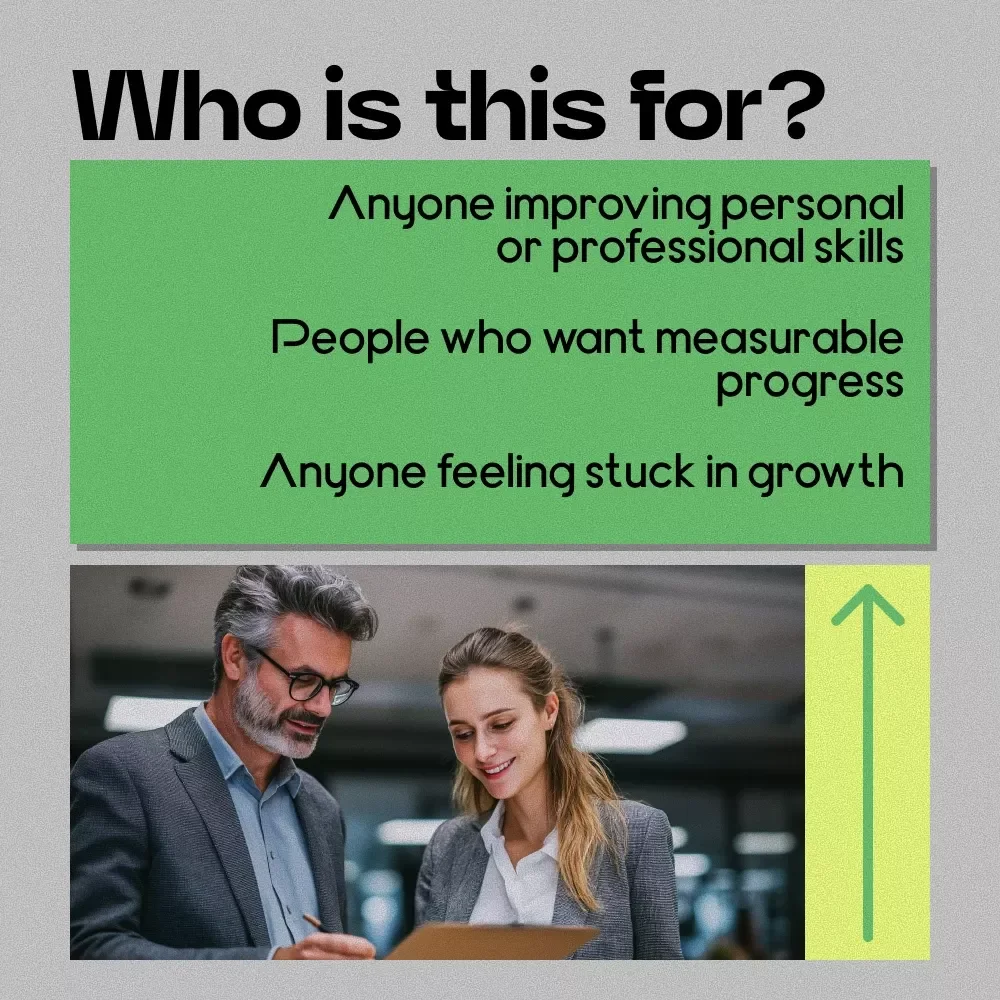 Measure Progress That Matters – A Practical Guide on how to measure skill improvement, Track Growth, Build Proof & Stay Motivated | Digital Download