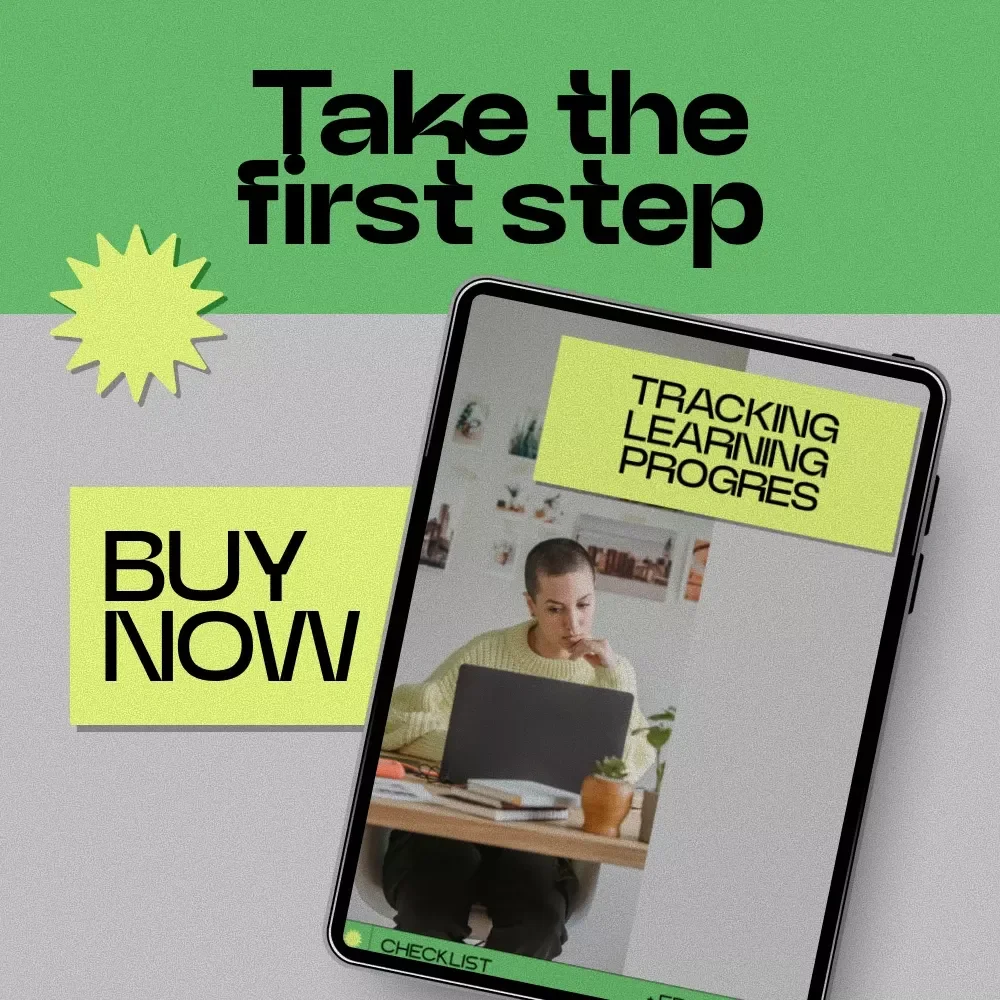 Tracking Learning Progress Checklist – How to Track Learning Progress, Study Tracker, Weekly Learning Goals, Productivity Planner, Digital Download