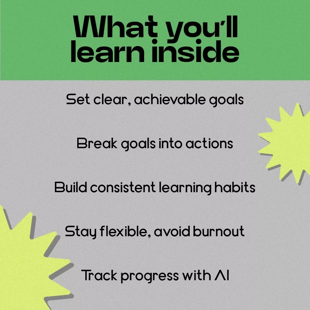 Goals That Make Learning Happen | A Practical Guide on how to set learning goals, Build Clear Focus, and Turn Learning Into Daily Progress