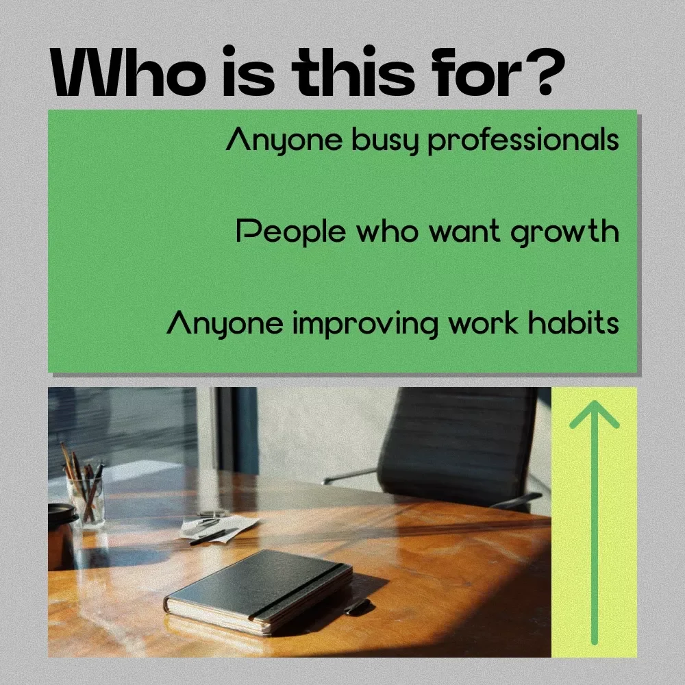 Make Room to Grow at Work Checklist – how to make time for learning at work, Productivity & Career Growth Printable, Skill Building Planner