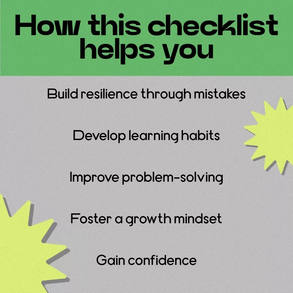 Turn Oops Into Aha Moments: The Ultimate Checklist for Turning Mistakes into Learning Opportunities