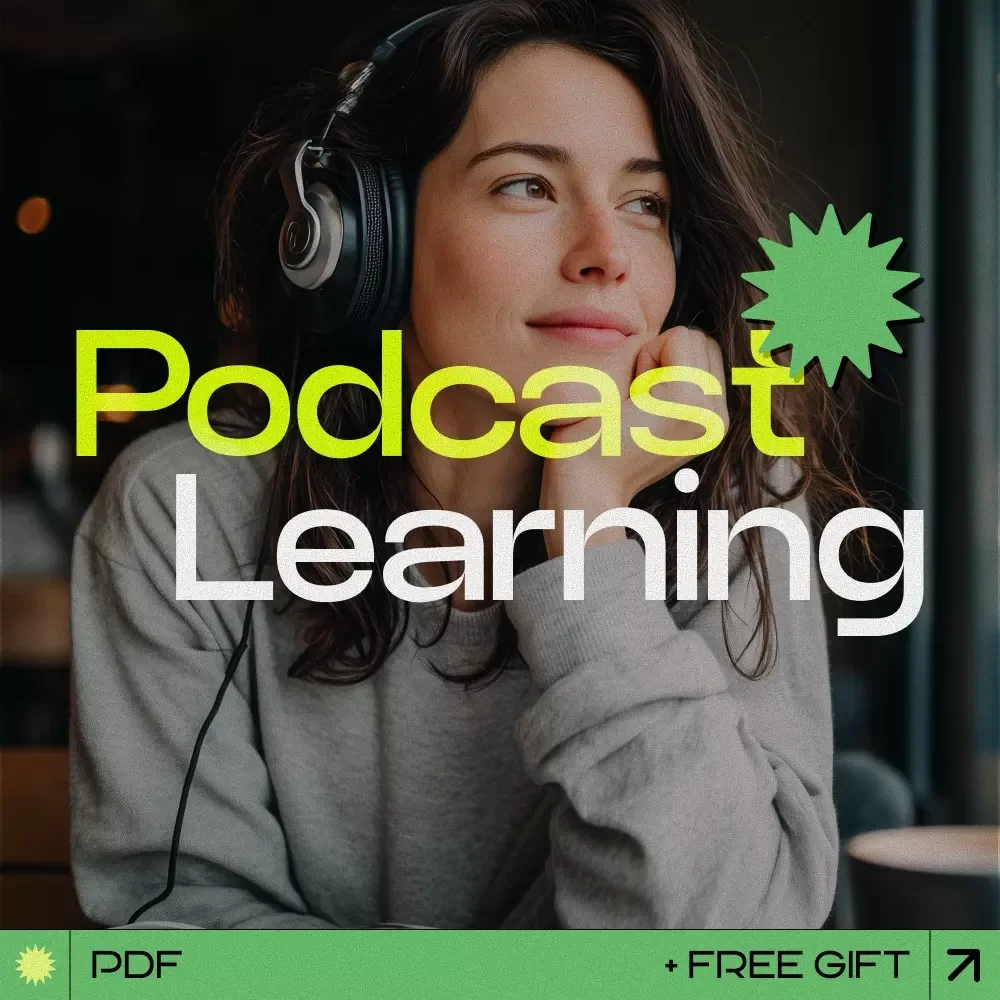 Podcast Learning Power Checklist – How to Learn from Podcasts Effectively, Audio Learning Guide, Productivity & Skill-Building Checklist