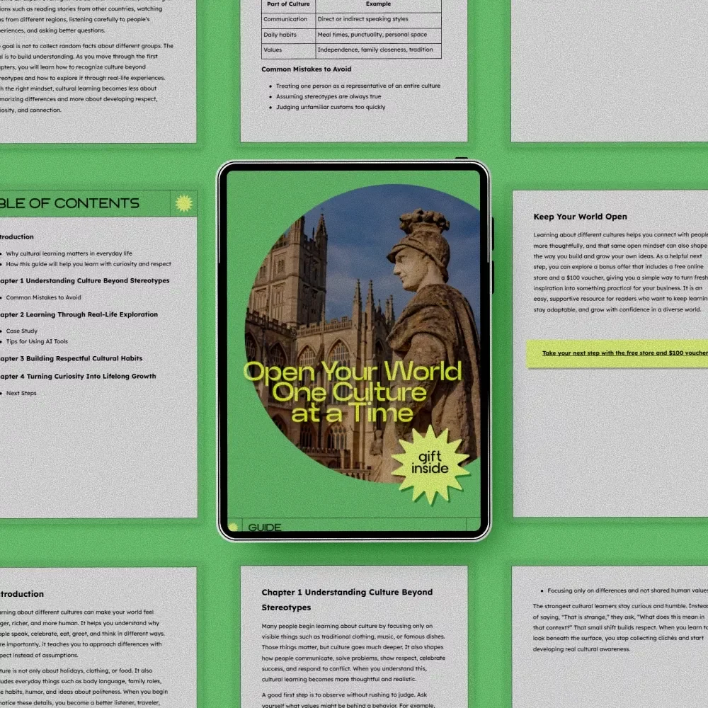 Open Your World One Culture at a Time: A Guide on How to Learn About Different Cultures