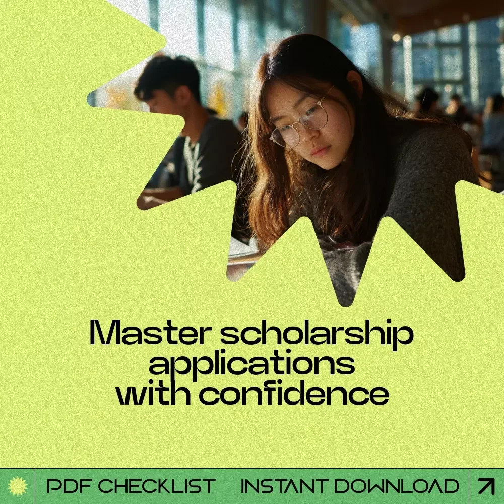 Scholarship Hunt Starter Checklist – How to Apply for College Scholarships Step-by-Step Planner, Student Application Guide, Scholarship Tracker Printable, College Prep Digital Download