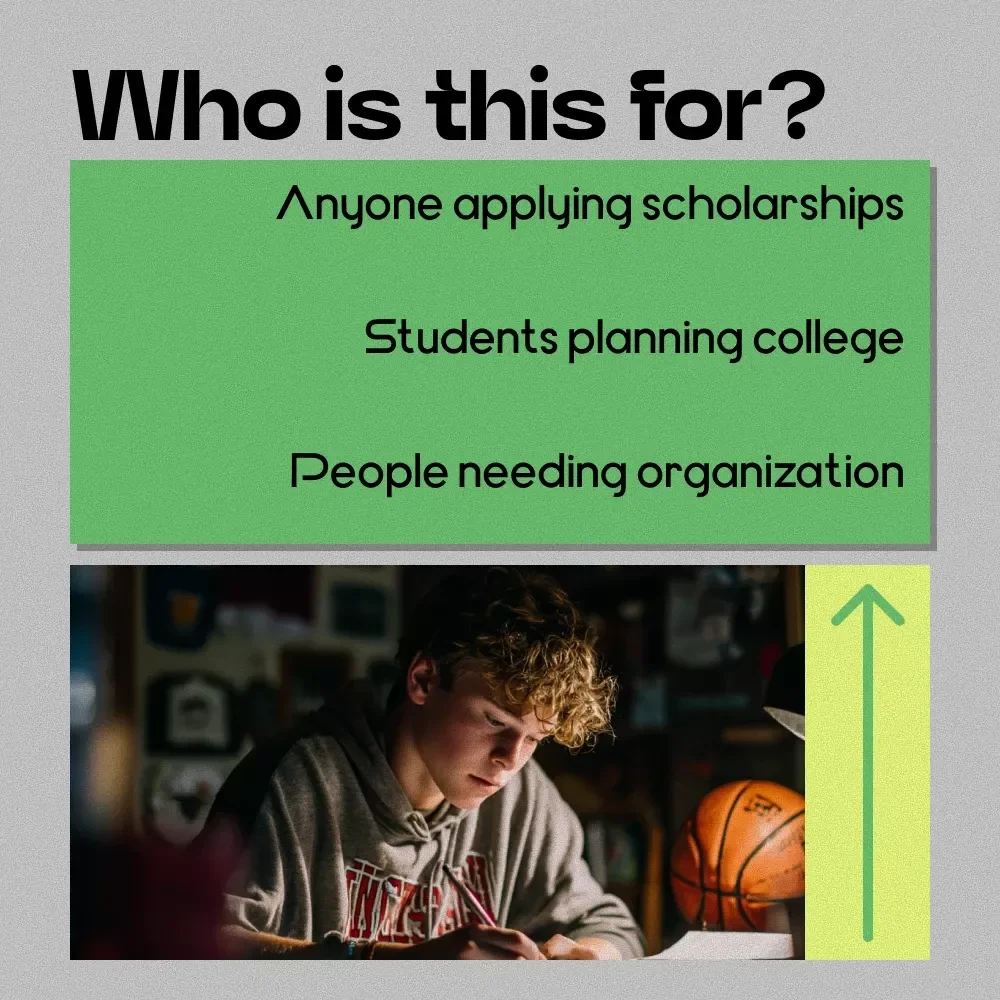 Scholarship Hunt Starter Checklist – How to Apply for College Scholarships Step-by-Step Planner, Student Application Guide, Scholarship Tracker Printable, College Prep Digital Download