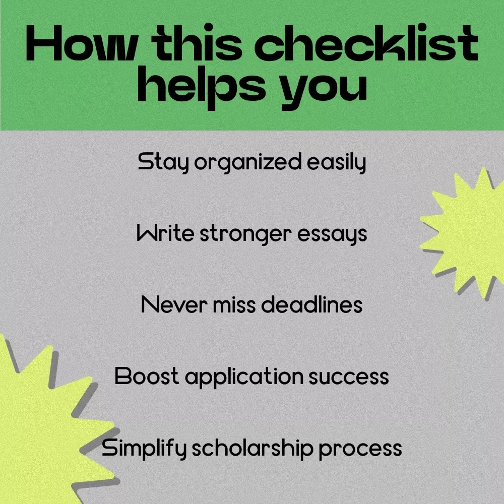 Scholarship Hunt Starter Checklist – How to Apply for College Scholarships Step-by-Step Planner, Student Application Guide, Scholarship Tracker Printable, College Prep Digital Download