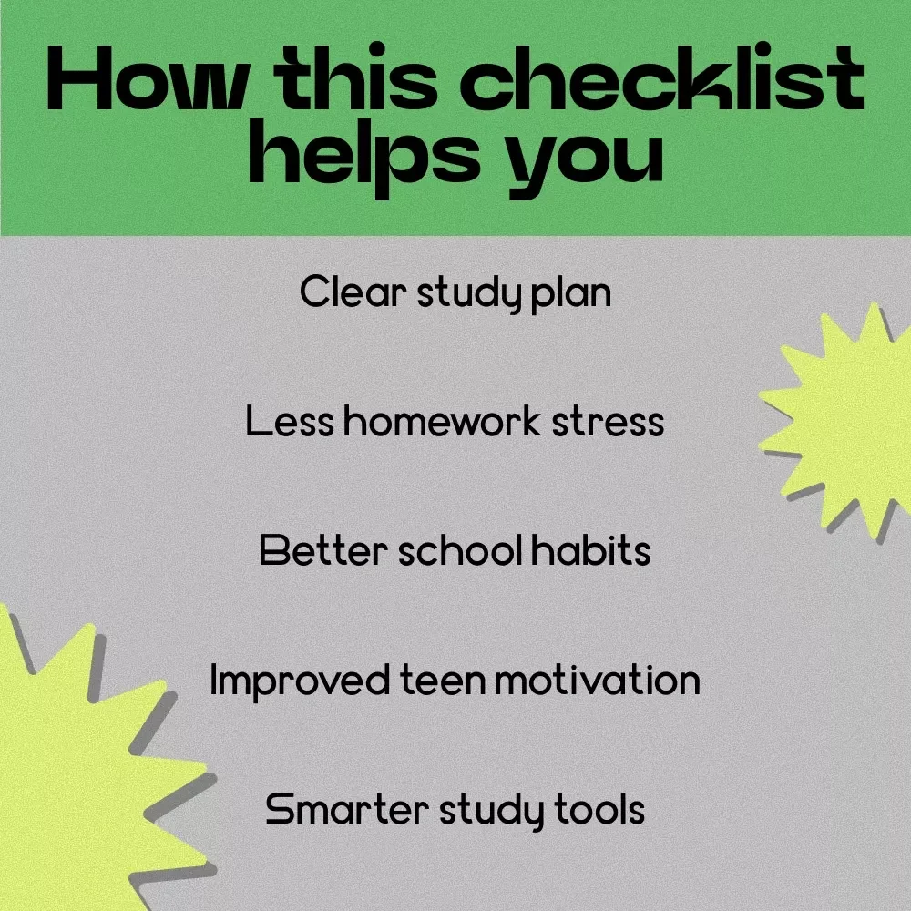 Grade Boost Game Plan for Parents and Teens – Printable Checklist Guide | how to help teenager with grades | Study Routine, Homework Help, Academic Success Plan
