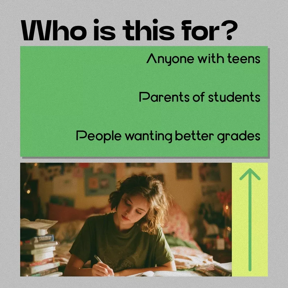 Grade Boost Game Plan for Parents and Teens – Printable Checklist Guide | how to help teenager with grades | Study Routine, Homework Help, Academic Success Plan
