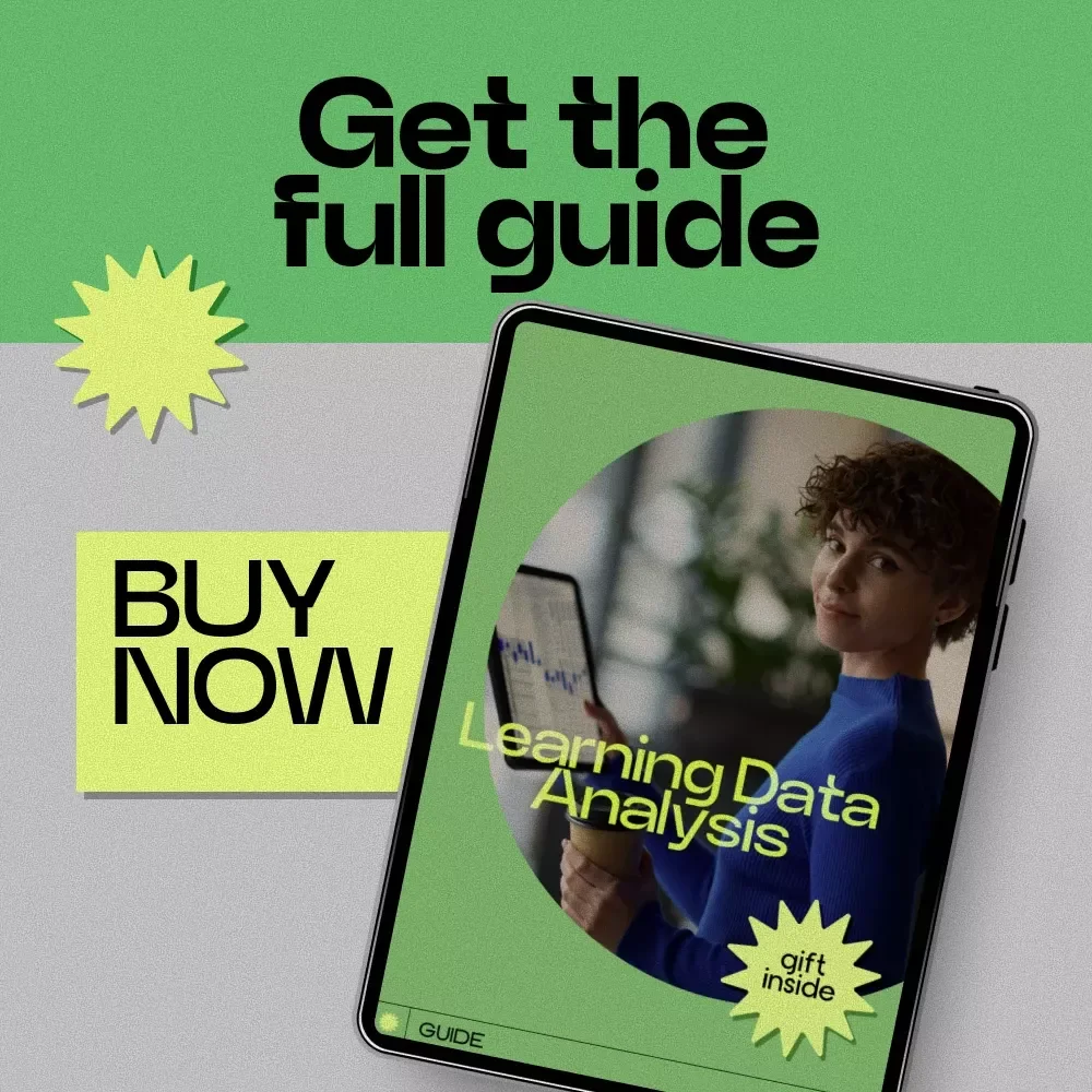 Learning Data Analysis Guide – How to Learn Data Analysis Step-by-Step for Beginners, Practical Projects & Career Growth eBook