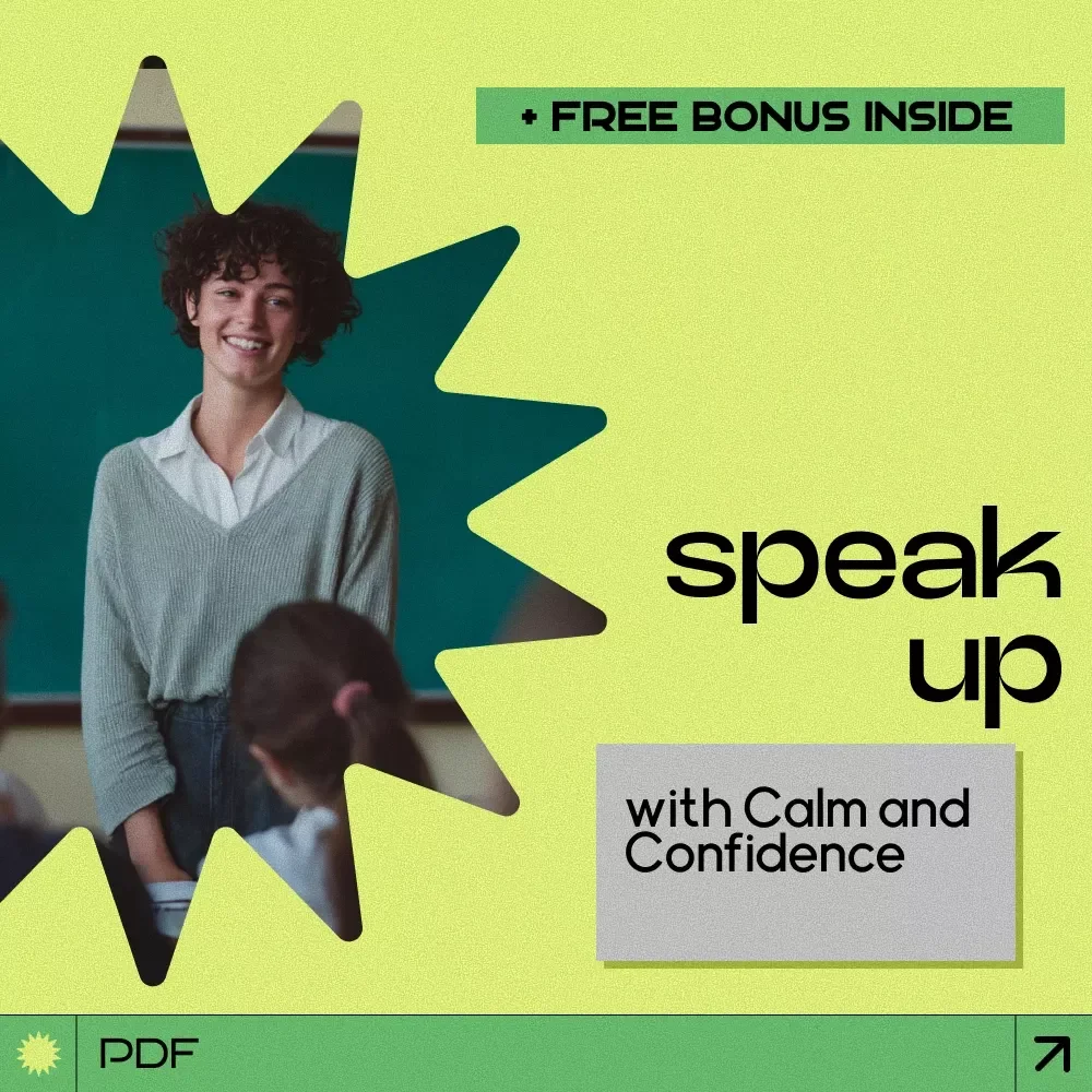 Speak Up With Calm and Confidence Checklist | how to talk to teacher about concerns | Parent Communication Guide | School Meeting Prep Printable