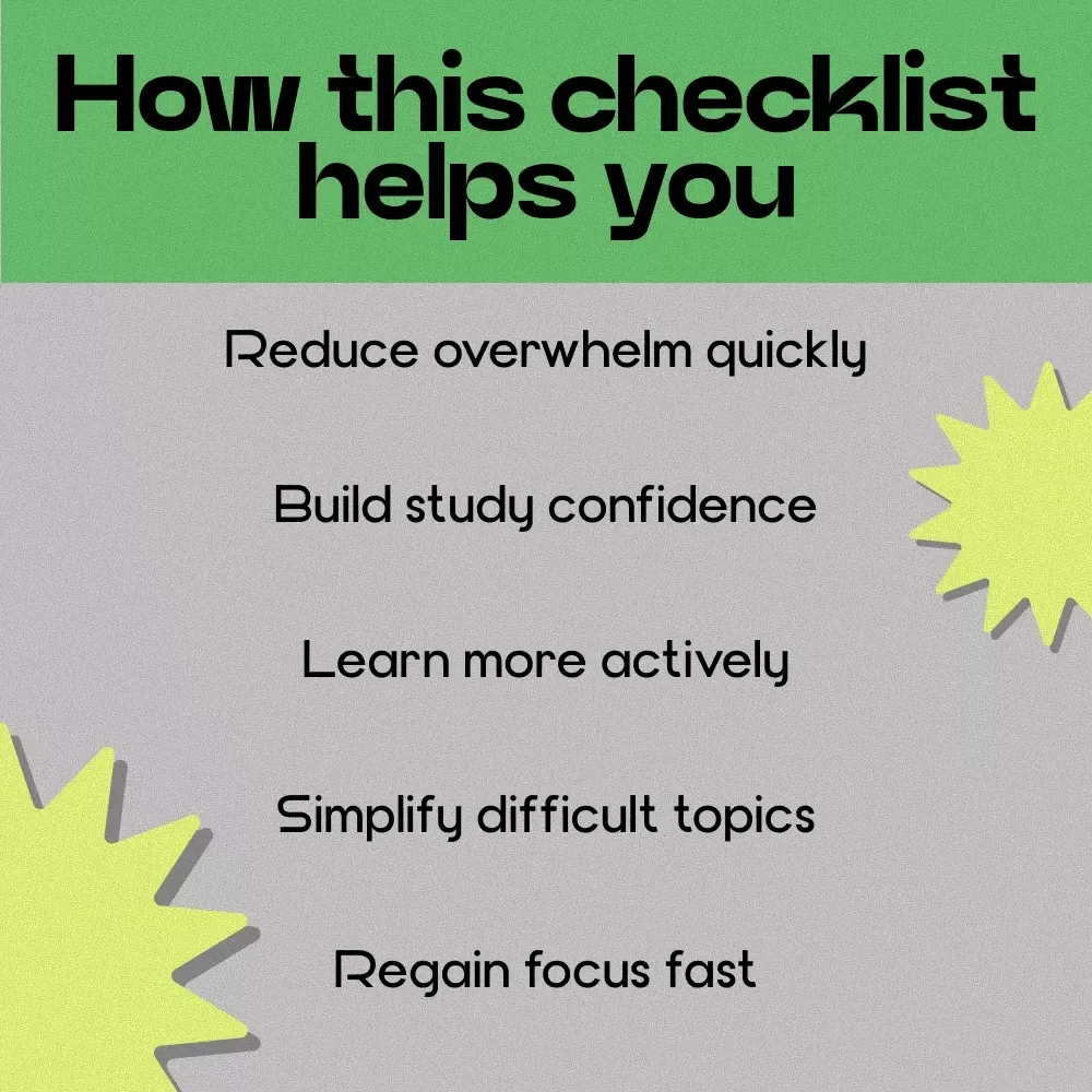 Unstuck and Learning Again – Checklist Guide for How to Learn When You Feel Stuck, Reset Your Brain, Study Smarter, and Rebuild Confidence