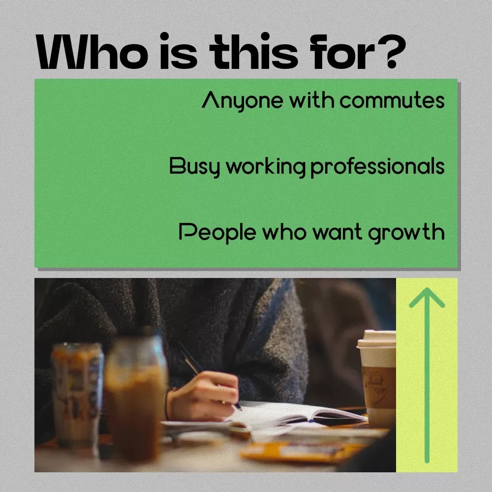 Learning on Commute Checklist – How to Learn While Commuting, Productivity Guide for Busy Professionals & Students, Digital Download