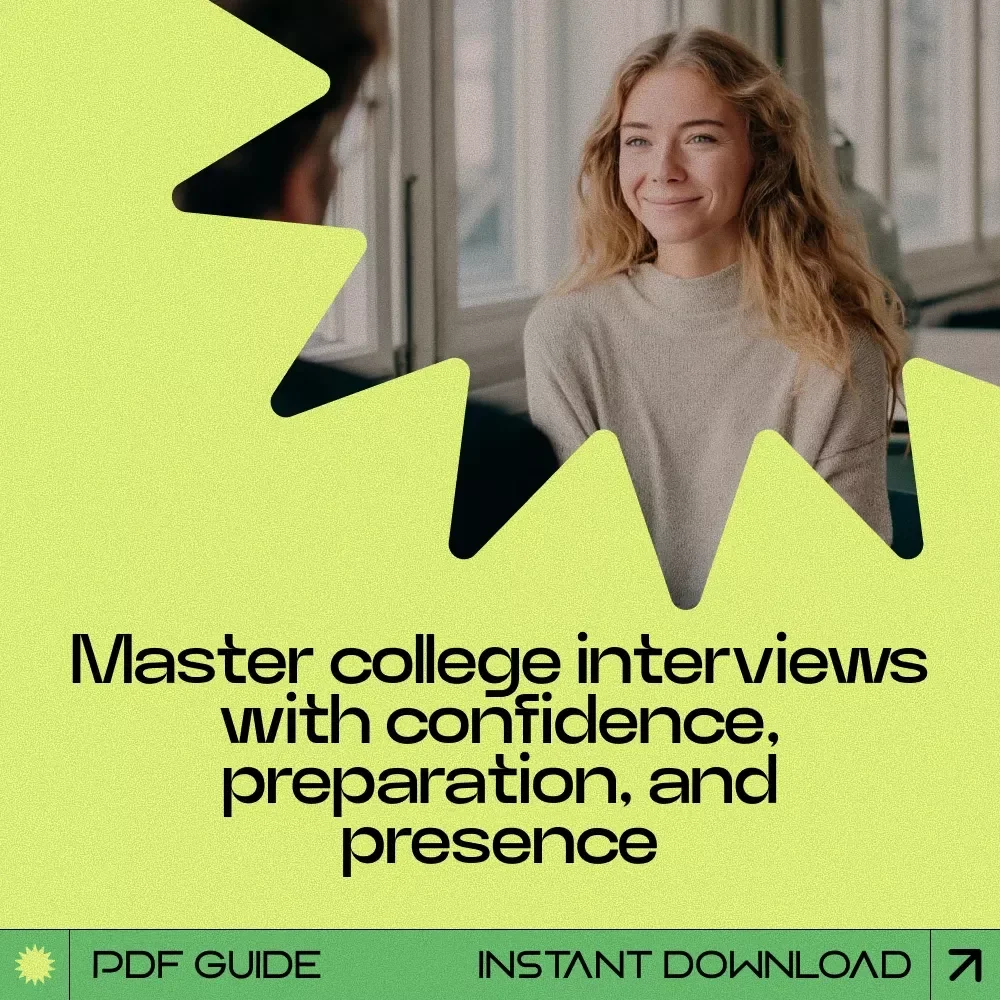 Own Your College Interview: The Ultimate Guide to Acing Your College Interview & Stand Out as a Top Applicant